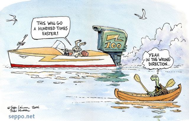 Hare, tortoise and eco efficiency, keywords:
 hare tortoise eco efficiency traffic sustainable developement energy efficient global warming climate cartoon