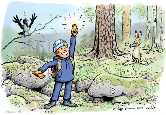  Geokätkentä - löytämisen ilo, keywords:
 geokätkentä geokätkö kätkö geocaching piilo löytäminen piirros