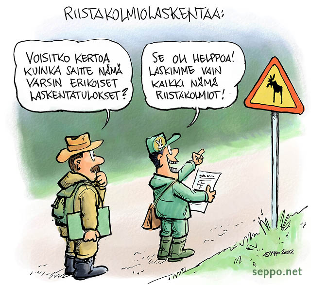  Riistantutkimus - kolmiolaskenta, keywords:
 riistantutkimus riistakanta seuranta kolmiolaskenta riistakolmio pilapiirros