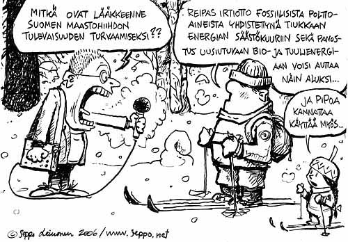  Maastohiihdon tulevaisuus Suomessa, keywords:
 maastohiihto hiihto ilmasto energia urheilu uusiutuva energia fossiilinen polttoaine energiansäästö